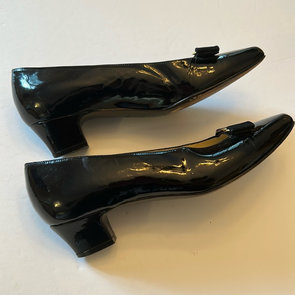 Gucci Black Leather Flats - Picture 6 of 16